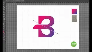 How to make Logo in 1 Minute Letter B Logo in Full 4K, HD Free No Copyright