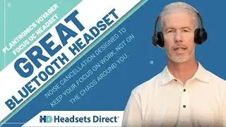 Plantronics Voyager Focus UC Headset | Great Bluetooth Headset w/ ANC Noise Canceling | PC & Mobile