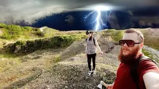 Очень Мощная Гроза ⚡ Молния Чуть Не Убила