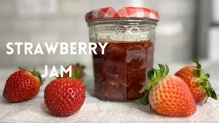 How to Make Strawberry Jam with Brown Sugar Healthy Strawberry Jam No Pectin No Additives 自制草莓酱