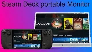 How to connect a Steam deck to a Portable monitor