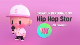 Timelapse: Crear un persoanje 3d en Womp / Cute Hip Hop Star