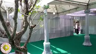 ประดับผ้าขาเต้นท์ ห้องละหมาด