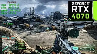 Battlefield 2042  : RTX 4070 12GB ( 4k Maximum Settings RTX ON / DLSS ON )