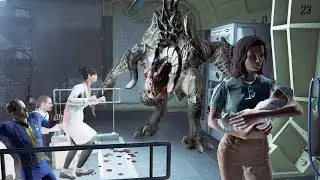 What If a Deathclaw Invades Vault 111 at the Beginning of Fallout 4?