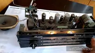 Tube receiver RECORD-61 tuning for organ grinders