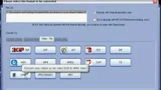 How to convert a quicktime video in a WMV in english