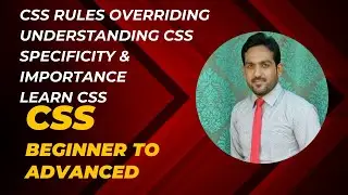 CSS Rules Overriding | Understanding CSS Specificity & Importance | Learn CSS
