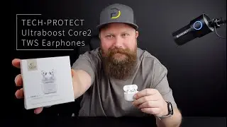 Solidne Słuchawki TWS Bluetooth w Znakomitej Cenie - TECH-PROTECT Ultraboost Core 2