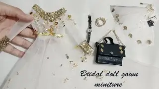 Doll dress hand made easy to stitch