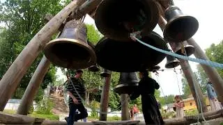 Святогорский Успенский монастырь, Пушкинские горы:  звон, могила Пушкина, немного истории