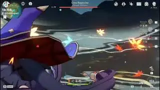 Lvl 1 Fish Claymore with Diluc. #genshin #genshinimpact #diluc