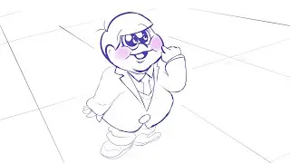 [Osomatsu-san animatic] Todomatsu in the movies be like
