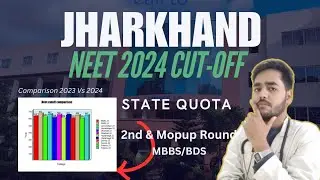 Jharkhand NEET CUT-OFF 2024 | College Wise cut-off | Jharkhand Medical College. #neet2024 #jharkhand