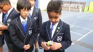 Clifton Lodge School - Solving the Rubik’s Cube in 42 seconds!