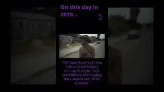 On this day (7/29) in 2019, “Old Town Road” made history.