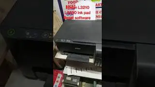 Epson L3210 L3250 ink pad Reset software