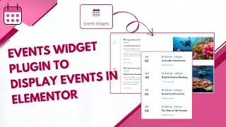 Ultimate Events Widget Plugin to display events in Elementor