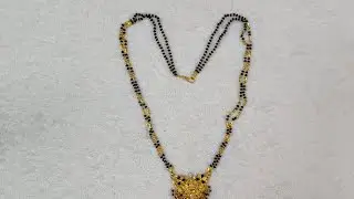Daily wear black beads chain with weight