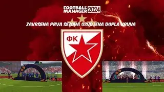 FM24 |  Crvena Zvezda - Osvojena Dupla kruna Crvena Zvezda