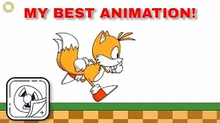 FlipaClip - Tails running animation! | Тейлз анимация бега в флипаклип!