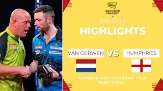 Michael van Gerwen vs. Luke Humphries | German Darts Grand Prix Semi Final | 2022