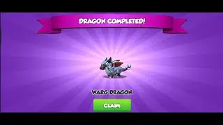 Have you guys got WARG Dragon -Dragon Mania Legends...
