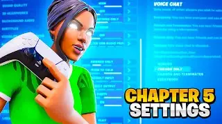 *NEW* FORTNITE CHAPTER 5 BEST CONTROLLER SETTINGS (PS4/PS5/Xbox/PC)