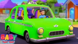 Baby toot toot   Колеса на Таксі Пісні Для дітей + більше транспортний засіб Відео і Вірші