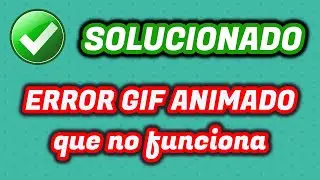 Solucionar ERROR GIF ANIMADO en página web o aula virtual | No funciona la animación