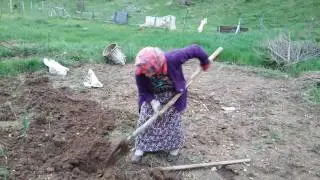 Bademcik yalisinda yengem le bahçe yapıyoruz