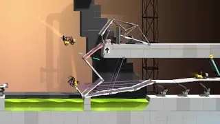 Bridge Constructor Portal but bridges are unstable