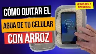 CÓMO QUITAR EL AGUA DE TU TELÉFONO MÓVIL - LIMPIAR EL ALTAVOZ / AURICULAR CON HUMEDAD