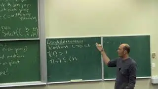 33 Rough Recurrence LINEAR TIME MEDIAN