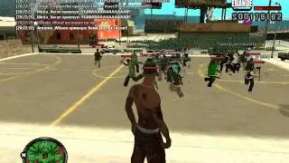 Стенка на стенку. Grove Street vs RIFA [1080 HD]