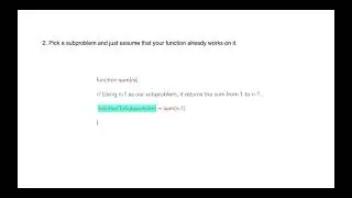 Approaching Recursion Problems - Don't think recursion