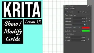 KRITA HOW TO : Grids And How / Use To Modify (15)