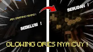 GLOWING ORES BUAT MCPE 1.20 !