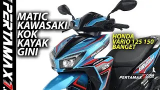 Kasihan Motor Matic Kawasaki Brusky 125 Modenas Mirip Honda Vario 150 #kawasaki #brusky125 #modenas
