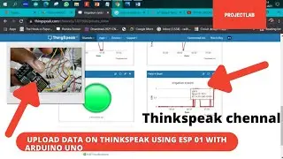 Irrigation systems value send on thinkspeak using Arduino uno with Esp01