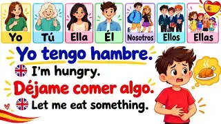 Spanish grammar lessons for Beginners:50 Everyday Phrases for Daily Life|learn spanish with pictures