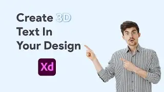 Create 3D Text with shadow in Adobe XD or Figma | Ashutosh Hathidara