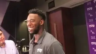 Ben Banogu of TCU Football Talks TCU vs Texas Tech on 10-11-18