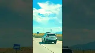 Nice clouds scenery driving in Utah USA,New Video 2024! #newvideo #subscribers #utah #2024 #ytshort