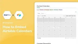 How to Embed Airtable Calendars on Documents | Bit Docs - Bit.ai