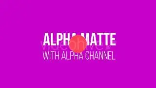 Free Transitions Alpha Mattes # 26 After Effects | Download