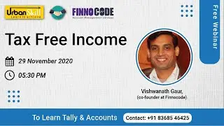 Live Webinar on 'Tax-Free Income'