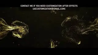 Gold Particle Logo | After Efects Project Files - Videohive template