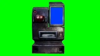 Green Screen Cyberpunk 2077 Vending Machine video Effects