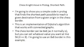 Prolog - Chess Knight Move - Dijkstra